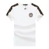 versace homme tshirts largest collection fashion v601 polo embroidery blanc